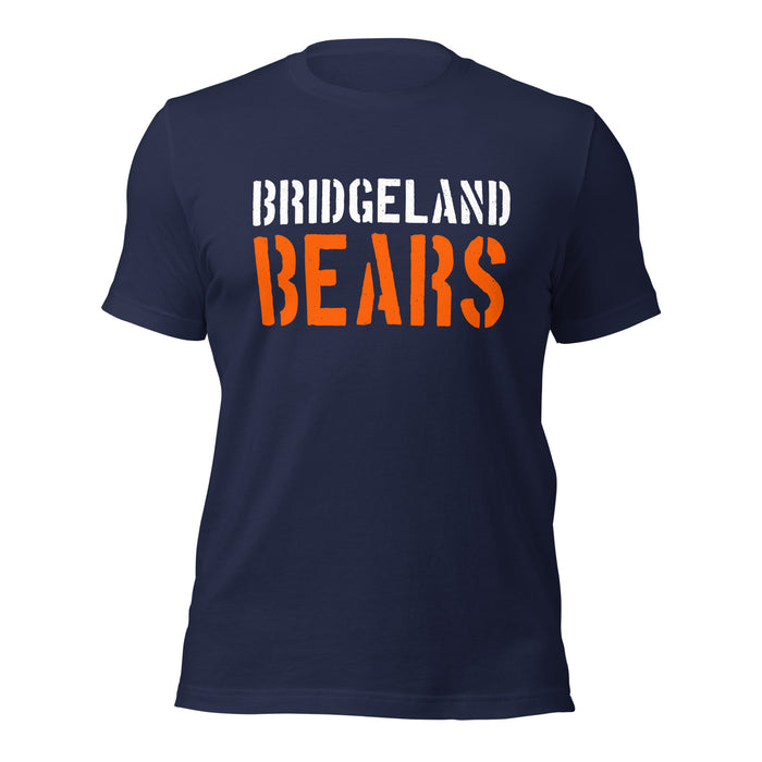 Bridgeland High School Bears Premium Navy Blue Unisex T-shirt 017