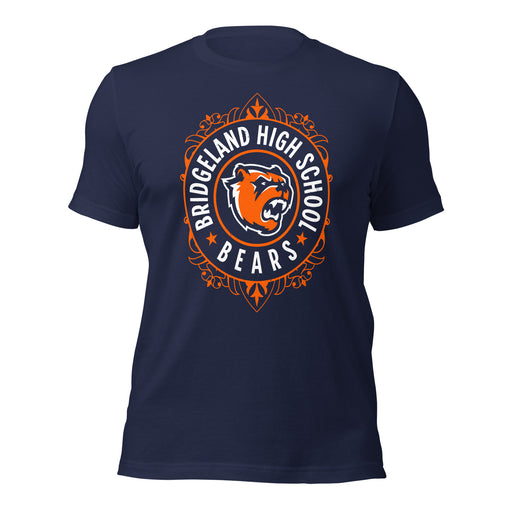 Bridgeland High School Bears Premium Navy Blue Unisex T-shirt 227