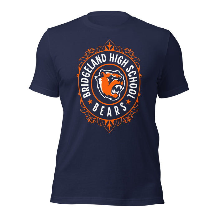 Bridgeland High School Bears Premium Navy Blue Unisex T-shirt 227