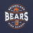 Close-up view of Bridgeland High School Bears Premium Navy Blue Unisex T-shirt 218