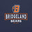 Close-up view of Bridgeland High School Bears Premium Navy Blue Unisex T-shirt 228