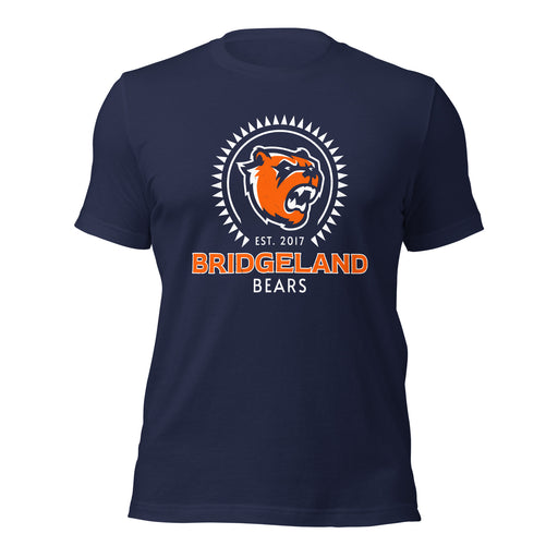 Bridgeland High School Bears Premium Navy Blue Unisex T-shirt 226