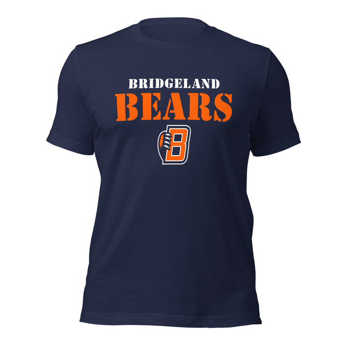 Bridgeland High School Bears Premium Navy Blue Unisex T-shirt 222