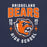 Close-up view of Bridgeland High School Bears Premium Navy Blue Unisex T-shirt 204