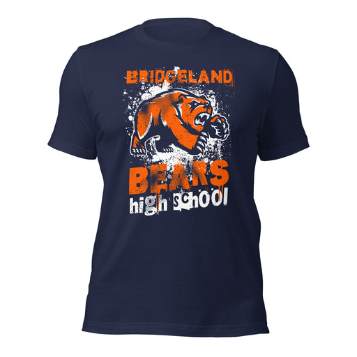 Bridgeland High School Bears Premium Navy Blue Unisex T-shirt 205