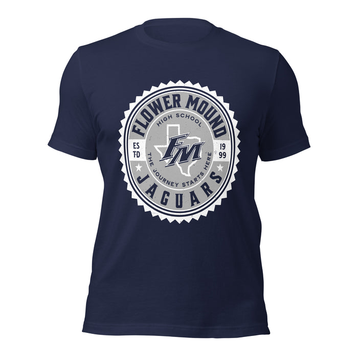 Flower Mound High School Jaguars Navy Blue Premium T-shirt 203