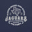 Close-up view of Flower Mound High School Jaguars Navy Blue Premium T-shirt 206
