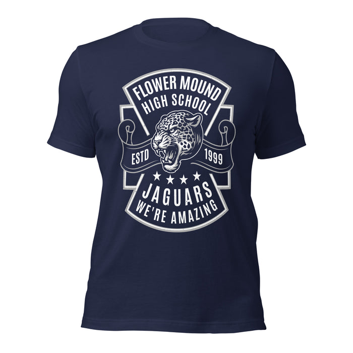 Flower Mound High School Jaguars Navy Blue Premium T-shirt 207