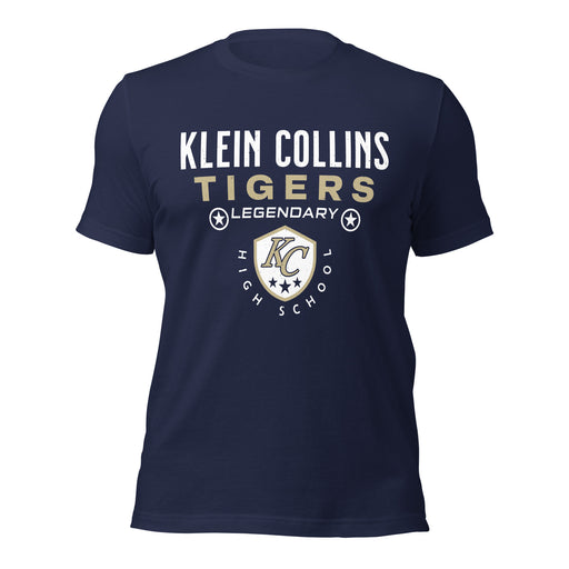 Klein Collins High School Tigers Premium Navy Blue Unisex T-shirt 003