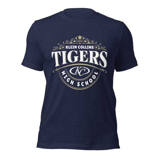 Klein Collins High School Tigers Premium Navy Blue Unisex T-shirt 211