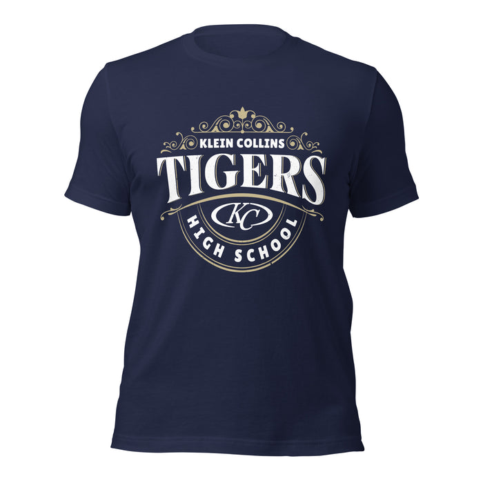 Klein Collins High School Tigers Premium Navy Blue Unisex T-shirt 211