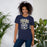 Woman wearing Klein Collins High School Tigers Premium Navy Blue Unisex T-shirt 213