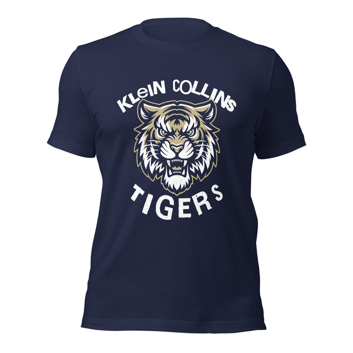 Klein Collins High School Tigers Premium Navy Blue Unisex T-shirt 228