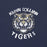 Close-up view of Klein Collins High School Tigers Premium Navy Blue Unisex T-shirt 228