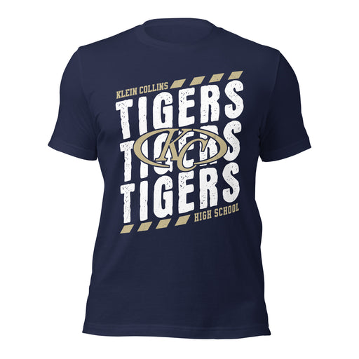 Klein Collins High School Tigers Premium Navy Blue Unisex T-shirt 223