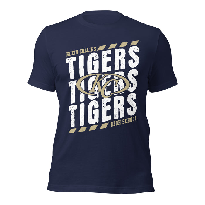 Klein Collins High School Tigers Premium Navy Blue Unisex T-shirt 223