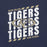 Close-up view of Klein Collins High School Tigers Premium Navy Blue Unisex T-shirt 223