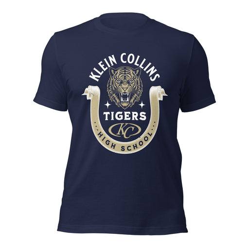 Klein Collins High School Tigers Premium Navy Blue Unisex T-shirt 229