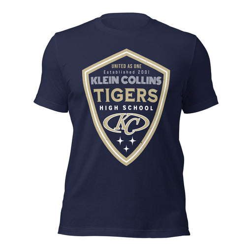 Klein Collins High School Tigers Premium Navy Blue Unisex T-shirt 225