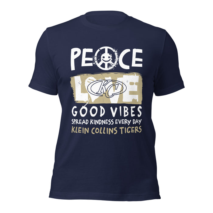 Klein Collins High School Tigers Premium Navy Blue Unisex T-shirt 240