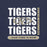 Close-up view of Klein Collins High School Tigers Premium Navy Blue Unisex T-shirt 235