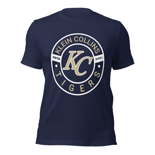 Klein Collins High School Tigers Premium Navy Blue Unisex T-shirt 239