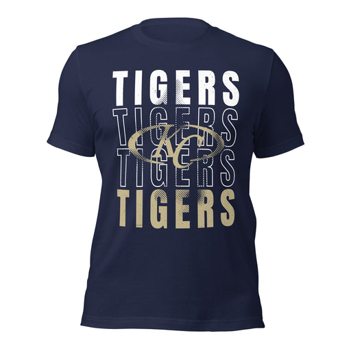Klein Collins High School Tigers Premium Navy Blue Unisex T-shirt 233