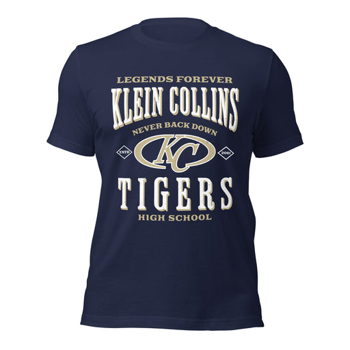 Klein Collins High School Tigers Premium Navy Blue Unisex T-shirt 230
