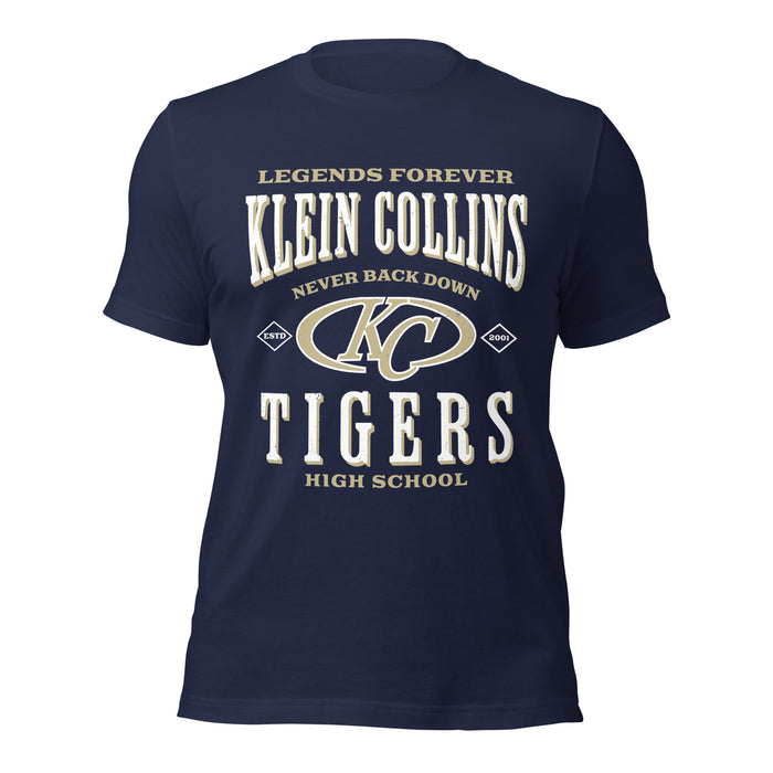 Klein Collins High School Tigers Premium Navy Blue Unisex T-shirt 230