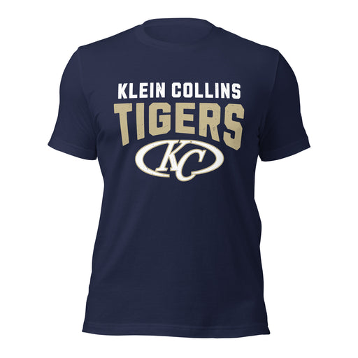 Klein Collins High School Tigers Premium Navy Blue Unisex T-shirt 234