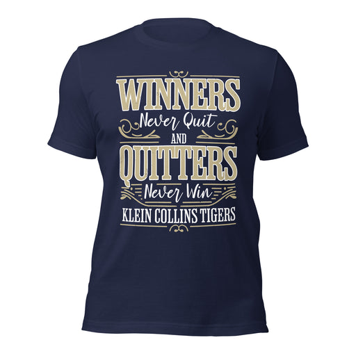 Klein Collins High School Tigers Premium Navy Blue Unisex T-shirt 237