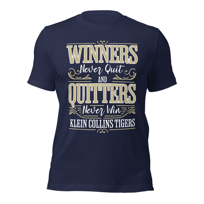 Klein Collins High School Tigers Premium Navy Blue Unisex T-shirt 237