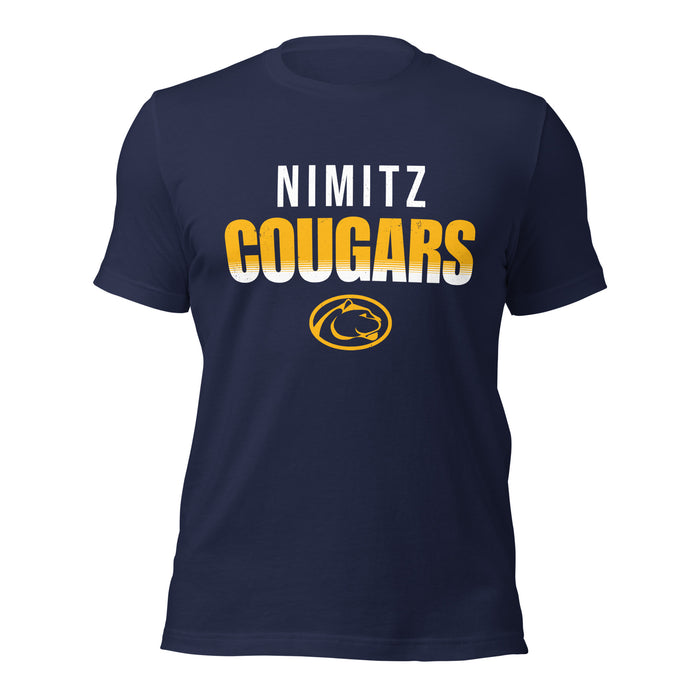 Nimitz High School Cougars Navy Blue Premium Unisex T-shirt 024