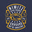 Close-up view of Nimitz High School Cougars Navy Blue Premium Unisex T-shirt 207