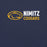 Close-up view of Nimitz High School Cougars Navy Blue Premium Unisex T-shirt 200