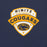 Close-up view of Nimitz High School Cougars Navy Blue Premium Unisex T-shirt 221