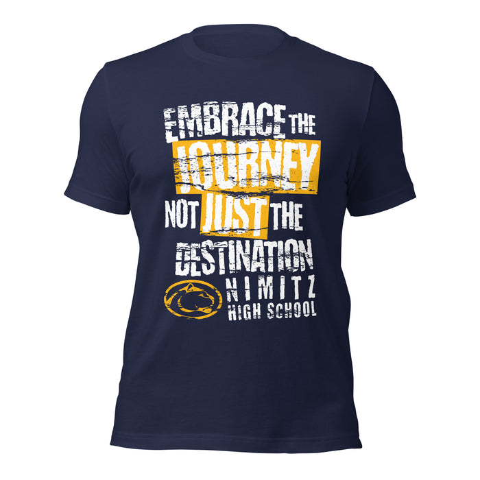 Nimitz High School Cougars Navy Blue Premium Unisex T-shirt 232