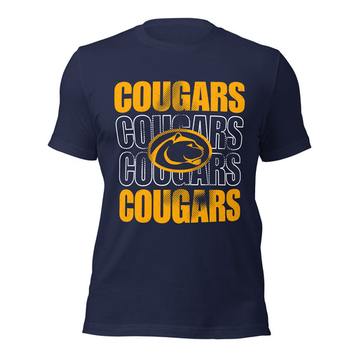 Nimitz High School Cougars Navy Blue Premium Unisex T-shirt 233