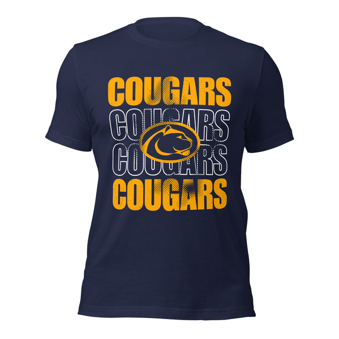 Nimitz High School Cougars Navy Blue Premium Unisex T-shirt 233
