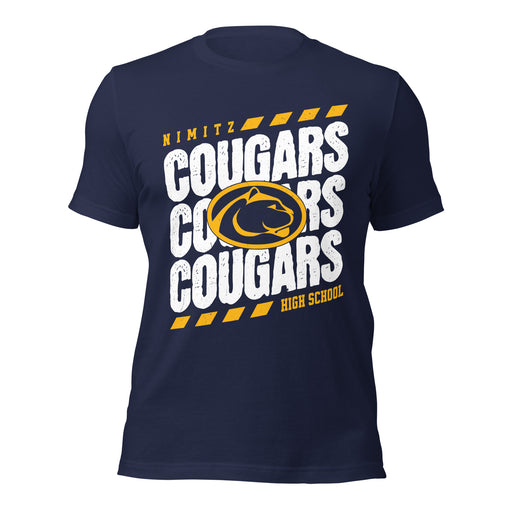Nimitz High School Cougars Navy Blue Premium Unisex T-shirt 223