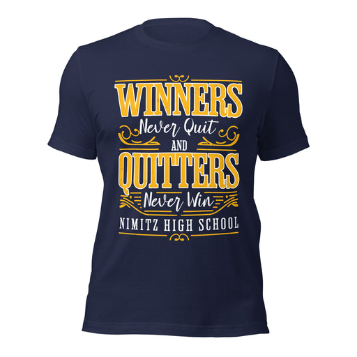 Nimitz High School Cougars Navy Blue Premium Unisex T-shirt 237