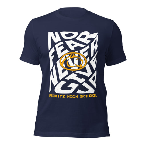 Nimitz High School Cougars Navy Blue Premium Unisex T-shirt 236