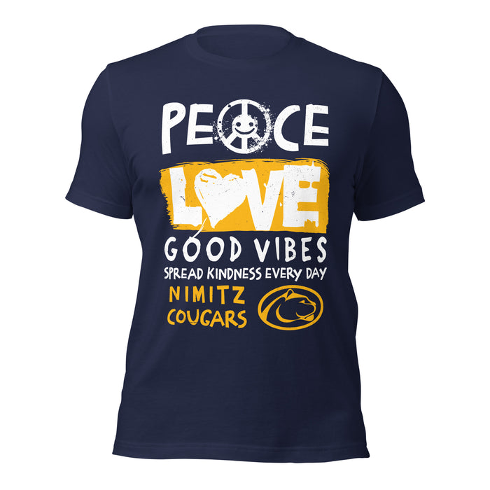 Nimitz High School Cougars Navy Blue Premium Unisex T-shirt 240