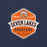 Close-up view of Seven Lakes High School Spartans Navy Blue Premium Unisex T-shirt 209