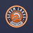 Close-up view of Seven Lakes High School Spartans Navy Blue Premium Unisex T-shirt 220