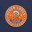 Close-up view of Seven Lakes High School Spartans Navy Blue Premium Unisex T-shirt 215