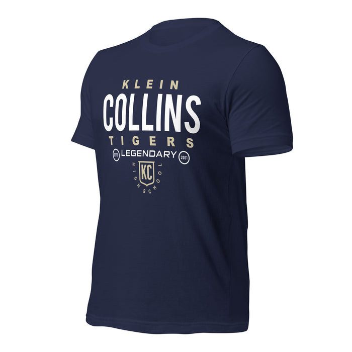 Klein Collins High School Tigers Premium Navy T-shirt 03