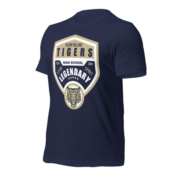 Klein Collins High School Tigers Premium Navy T-shirt 14