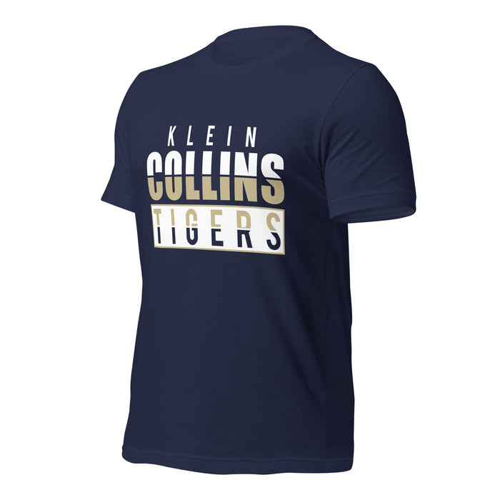 Klein Collins High School Tigers Premium Navy T-shirt 31