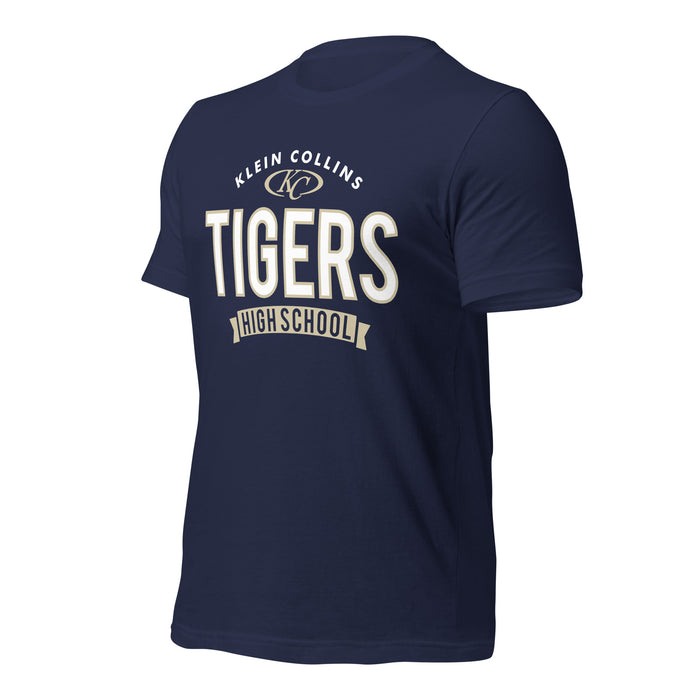 Klein Collins High School Tigers Premium Navy T-shirt 44